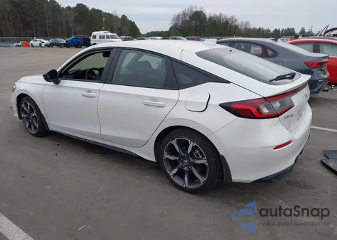 2025 Honda Civic Hybrid Sport Touring z USA, uszkodzony, nr VIN 19XFL4H94SE002050